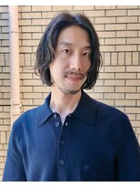 シンク(sync)&nbsp;メンズボブパーマ 大阪美容室 スパイラルパーマ