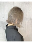 オシャレデザインカラー切りっぱなしボブ◎山本みづき