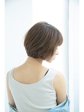 ミエル ヘア 新宿(miel hair) 【miel hair新宿】カジュアルグラデーションボブ