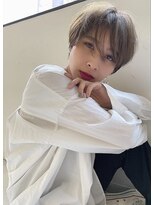 ワン バイ ジエクト(One by The Ect)&nbsp;大人ナチュラルピンクベージュ×小顔前髪ヘア×クールショート