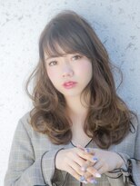 ロンドプランタン 恵比寿(Lond Printemps)&nbsp;【ロンド恵比寿店】シースルーバングウェーブパーマミディアム