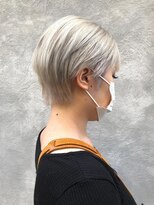 ニア 清澄白河(nir)&nbsp;〈清澄白河 半個室〉ハンサムショート/ホワイトブロンド