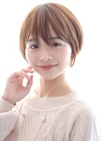 アイティー バイ アルバム 中野店(IT by ALBUM)&nbsp;ナチュラルショート_オリーブカラーハイライトカラー_46980