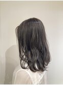 前髪/イヤリングカラー/イメチェン/ラベンダーカラー/くびれ