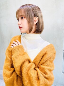 リベルテ(LIBERTE) リベルテ銀座　20代大人トレンドボブ×ヌードベージュ