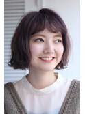 大人可愛い20代30代40代似合わせカットイメチェン流しバング