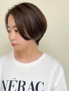トップヘアー スパアンドリラクゼーション 安城(spa&relaxation) 大人ショートでまとまりよく