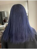 ダブルカラーブルーベージュカラーケアブリーチハイトーンカラー