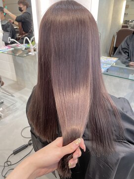 ヘアーメイクチック(HAIR MAKE CHiC) ラベンダーベージュベージュカラーダブルカラー透明感カラー