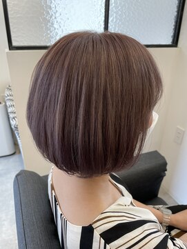 ムーン(moon) ピンクグレージュボブ