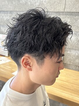 ニアウ 伊勢崎連取店(Niau) メンズマッシュパーマツイストスパイラルパーマ波巻きパーマ