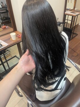 シオ ヘアー デザイン(Sio. hair design) 透明感ブルーブラック