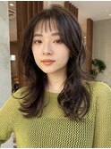 顔周りレイヤー レイヤーパーマ レイヤーカット イルミナカラー