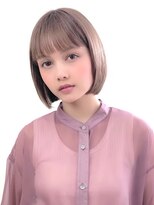 マティエ 銀座(Matie) ボブウルフ外国人風カラーオリーブグレージュ透明感20代30代40代