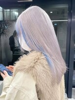 ソル ジングウマエ(SOL JINGUMAE)&nbsp;ホワイトベージュカラーインナーカラーグレージュカラーブリーチ