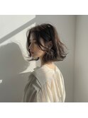 【ボブスタイル】無造作ウェーブ