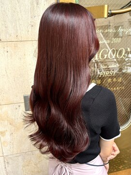 ラグーン 原宿 表参道(LAGOON) 【LAGOON】ブリーチなしでつくる！秋のこっくりワインレッド♪