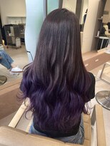 ノルン バイ シェリッシュ(Norn by sheriche)&nbsp;ロングヘア×ブルーバイオレットグラデーション