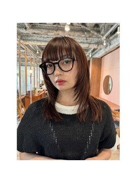 ホネン(honen) 薬院【honen】ショートボブウルフレイヤー髪質改善メテオカラー