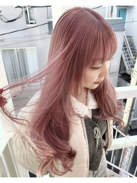 ベティ(Bettie) ピンクラベンダー 韓国風ヘア 韓国ヘア レイヤー