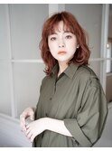 血色感アップの華やかミディアムパーマ・・・HINATA