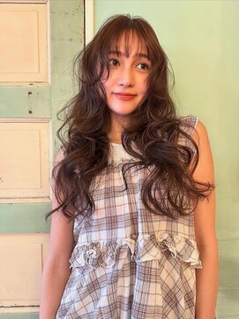 ランプ 代官山(the lamp) ブリーチ無しオリーブベージュヘーゼルベージュモテレイヤー