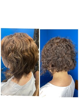 ムーンアディション(MOON ADDITION) くせ毛を活かすドライヴカット