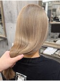 【amule hair】艶感maxホワイトベージュ/30代