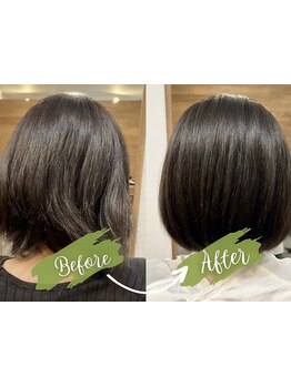 【細胞から美しさを引き出す、気功カット。】髪の流れと身体の巡りを整え、扱いやすさとツヤ感を両立。