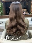 レイヤーカット/顔周りカット/顔周りレイヤー /韓国風パーマ