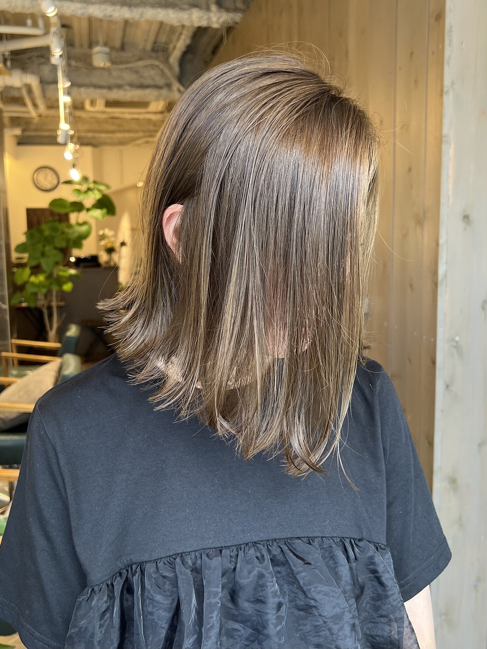 ソエル(Soell)&nbsp;三宮 元町 神戸 縮毛矯正 ボブ オリーブ 白髪染め 白髪ぼかし