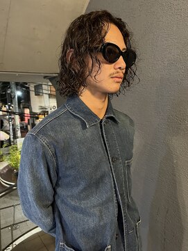 アルカナ 明治神宮前原宿(ARCANA) メンズボブ　ボブパーマ　スパイラルパーマ　グランジパーマ