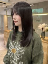 ローレン(LOREN) イメチェン/ホワイトブロンド/外ハネボブ/ワイドバング/栄/久屋