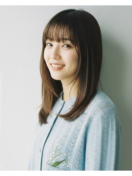 コトナ 越谷店 セミロング20代30代ストレートレイヤー前髪なし前髪あり越谷