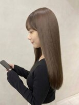 スタートウキョウ 渋谷駅(STAR TOKYO)&nbsp;縮毛矯正ロング♪酸性ストレート髪質改善ココアブラウン