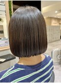 【艶髪ストレート】切りっぱなしボブ