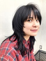 トオ(TOH) レイヤーカットウルフレイヤーロングウルフ顔まわりレイヤー