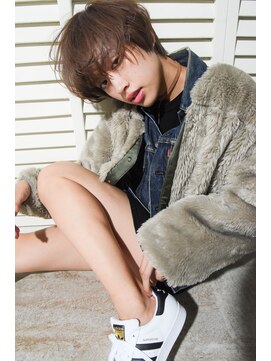 アリー 原宿 表参道(ALLY) [ALLY阿部]ショートマッシュ×グレージュ