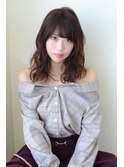 20代30代大人可愛いデジタルパーマ暖色系カラーモーブカラー奈良