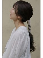 ビーワールド(B WORLD)&nbsp;紐を使った簡単アレンジ　【 藤枝/髪質改善/カラー】