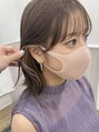 ネオリーブ クーロ(Neolive curro)&nbsp;ぷつっとボブはイヤリングカラーとの相性が抜群です◎
