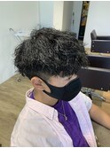◇ツイストスパイラルパーマ/ツーブロックマッシュ