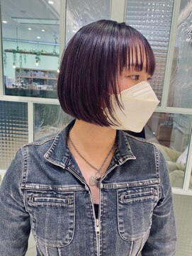 モリオ フロム ロンドン イオンモール 熊本店(morio FROM LONDON) 【morio木村】あごライン/前髪あり/ボブ