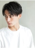 ビジネスショート×ナチュラルセンターパート