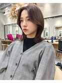 □ 韓国大宮顔周り髪質改善レイヤー前髪カットくびれミディアム