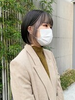 似合わせ小顔ボブ×インナーカラー デザインカラー