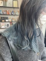 エスデザイン(es design)&nbsp;ブルーグラデーション×髪質改善トリートメント