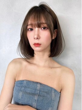 マシェリー バイ ロンド 金山(Ma cherie by Lond) 地毛風カラー☆美髪切りっぱなしボブ×髪質改善/縮毛矯正