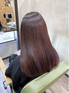 ヘアオアシス ブリーチなしピンク