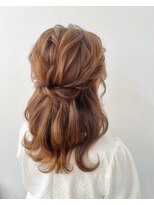 ヘアセットサロン アッシュ 神戸三宮(Ash)&nbsp;ゆるふわハーフアップ